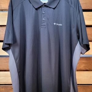 Columbia Black Polo Shirt